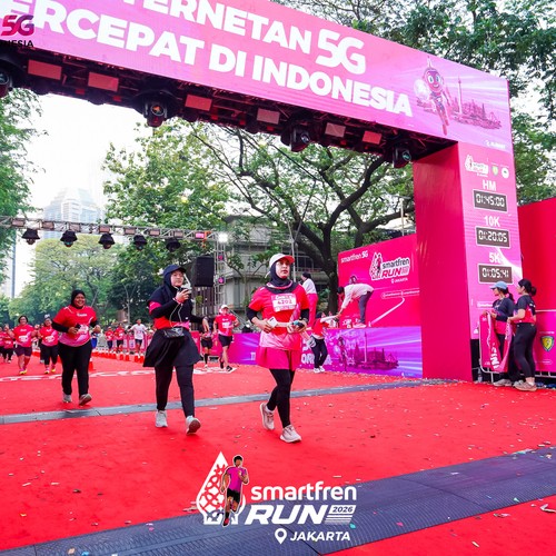 Race photo from SMARTFREN RUN 2026