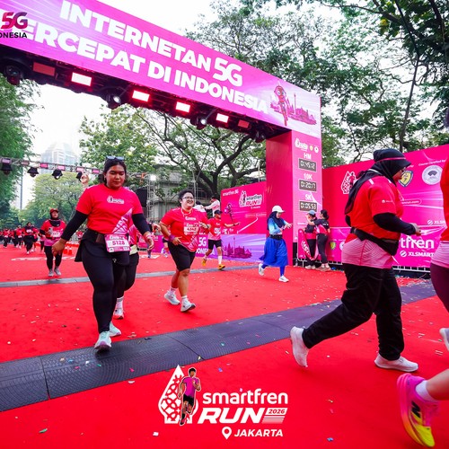 Race photo from SMARTFREN RUN 2026