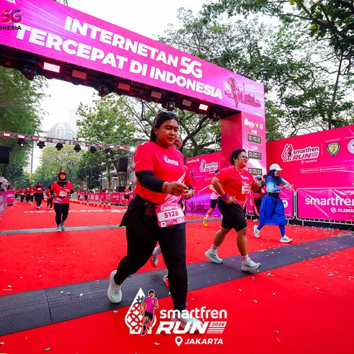 Race photo from SMARTFREN RUN 2026