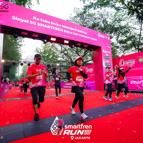 Race photo from SMARTFREN RUN 2026