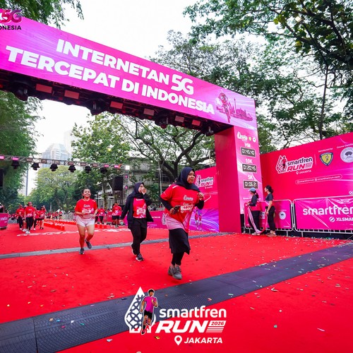 Race photo from SMARTFREN RUN 2026