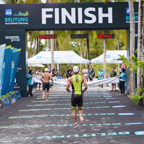Race photo from Belitung Multisport Festival