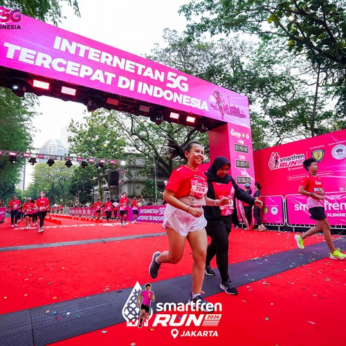 Race photo from SMARTFREN RUN 2026