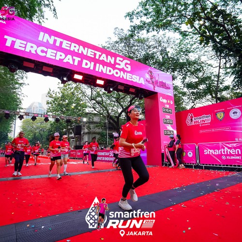 Race photo from SMARTFREN RUN 2026