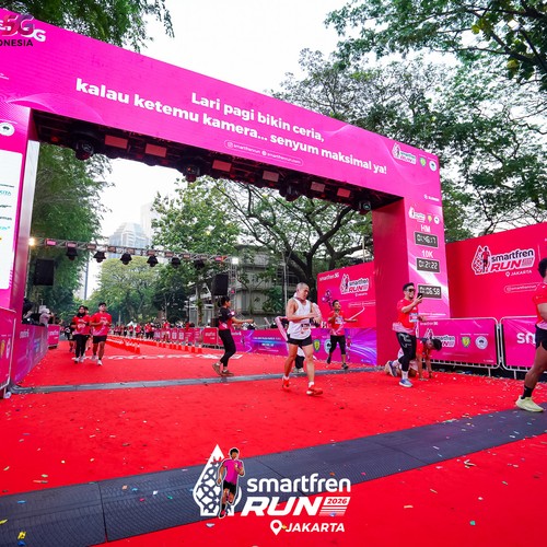 Race photo from SMARTFREN RUN 2026