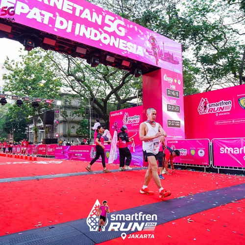 Race photo from SMARTFREN RUN 2026