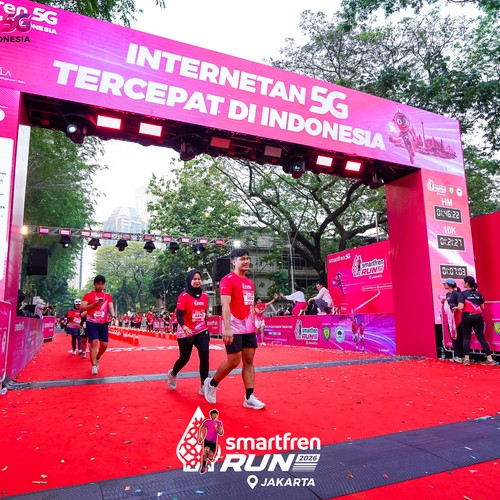 Race photo from SMARTFREN RUN 2026