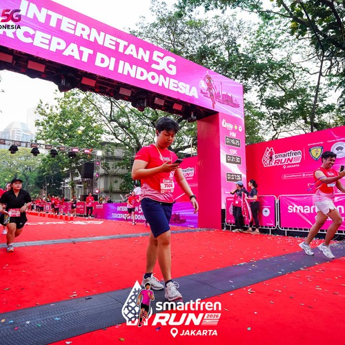 Race photo from SMARTFREN RUN 2026