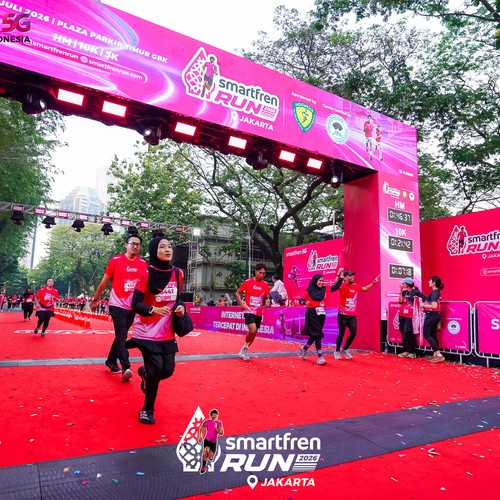 Race photo from SMARTFREN RUN 2026