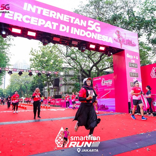 Race photo from SMARTFREN RUN 2026