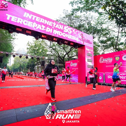 Race photo from SMARTFREN RUN 2026