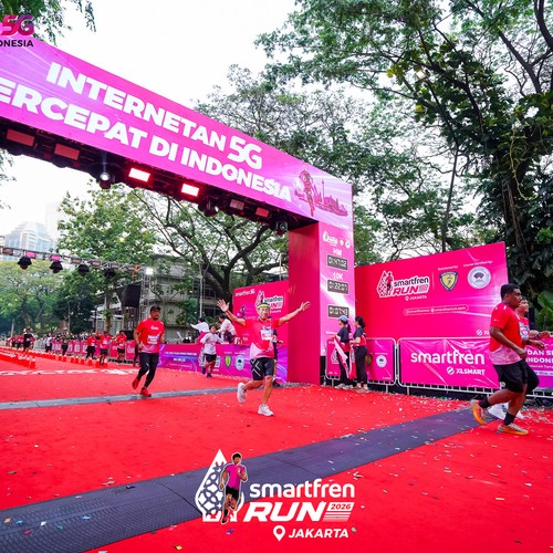 Race photo from SMARTFREN RUN 2026
