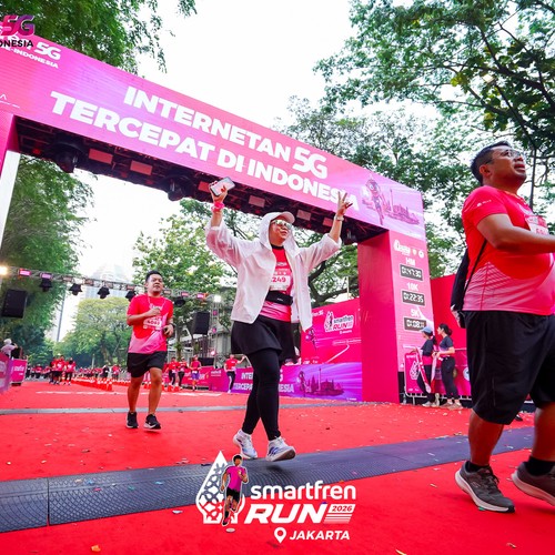 Race photo from SMARTFREN RUN 2026