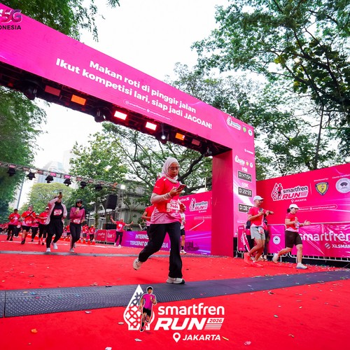 Race photo from SMARTFREN RUN 2026