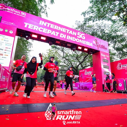 Race photo from SMARTFREN RUN 2026