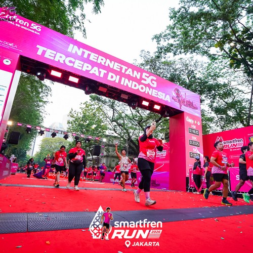 Race photo from SMARTFREN RUN 2026