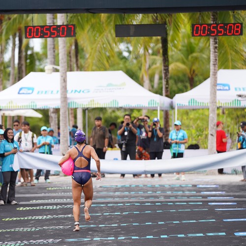 Race photo from Belitung Multisport Festival