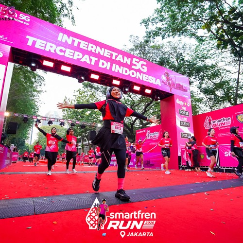 Race photo from SMARTFREN RUN 2026