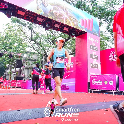 Race photo from SMARTFREN RUN 2026