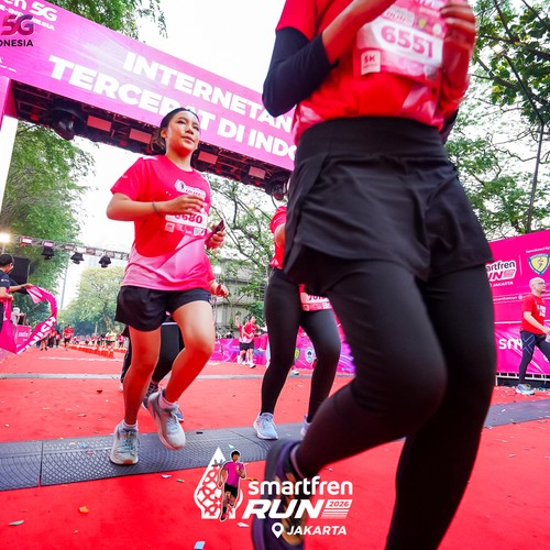 Race photo from SMARTFREN RUN 2026