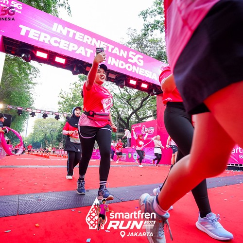 Race photo from SMARTFREN RUN 2026