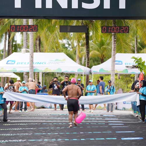 Race photo from Belitung Multisport Festival