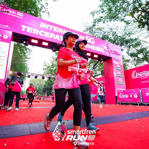 Race photo from SMARTFREN RUN 2026