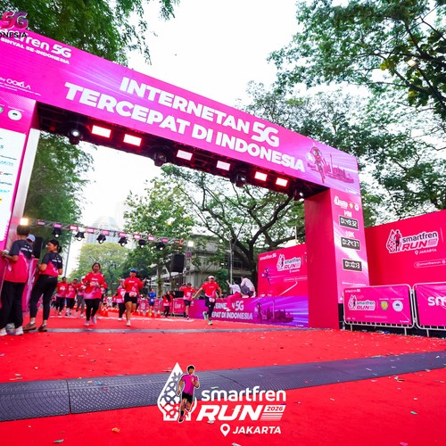 Race photo from SMARTFREN RUN 2026