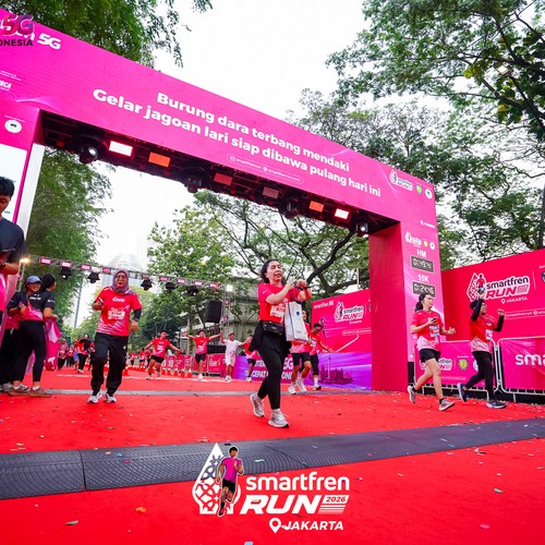 Race photo from SMARTFREN RUN 2026