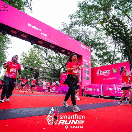 Race photo from SMARTFREN RUN 2026