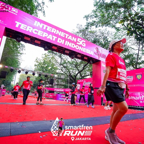 Race photo from SMARTFREN RUN 2026