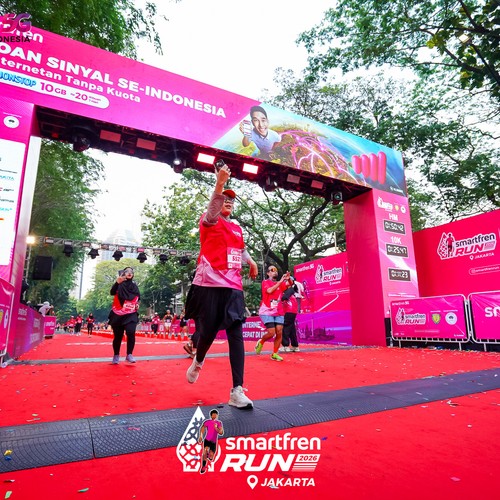 Race photo from SMARTFREN RUN 2026