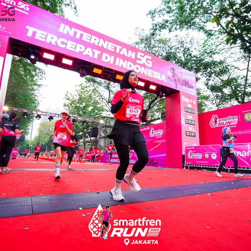 Race photo from SMARTFREN RUN 2026