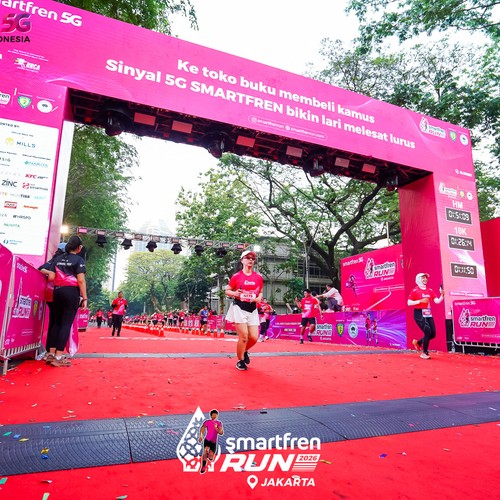 Race photo from SMARTFREN RUN 2026