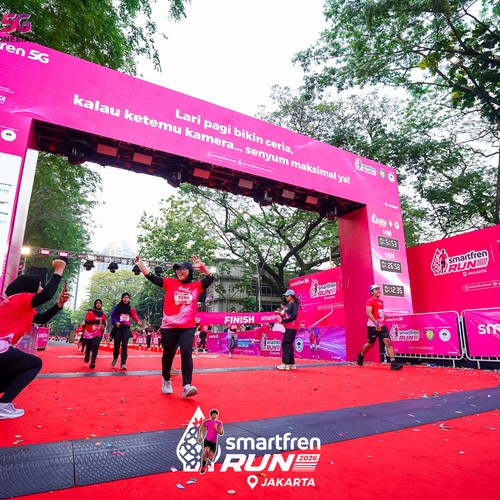 Race photo from SMARTFREN RUN 2026