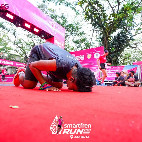 Race photo from SMARTFREN RUN 2026