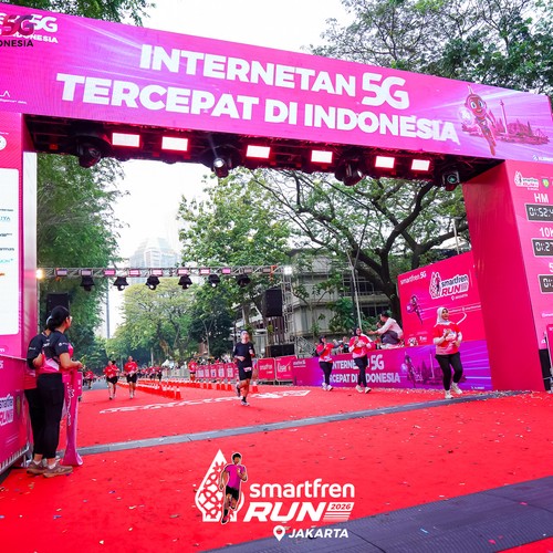 Race photo from SMARTFREN RUN 2026