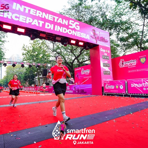 Race photo from SMARTFREN RUN 2026