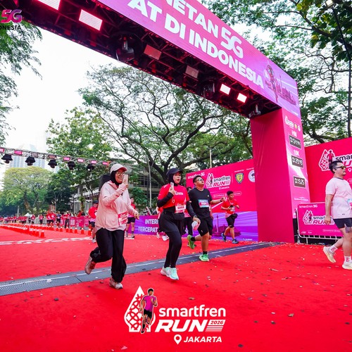 Race photo from SMARTFREN RUN 2026