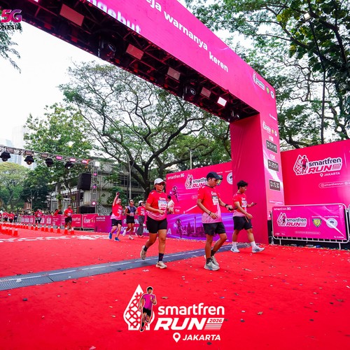Race photo from SMARTFREN RUN 2026