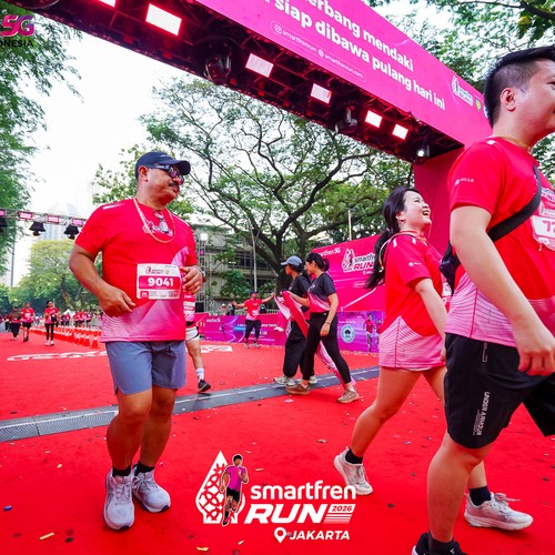 Race photo from SMARTFREN RUN 2026