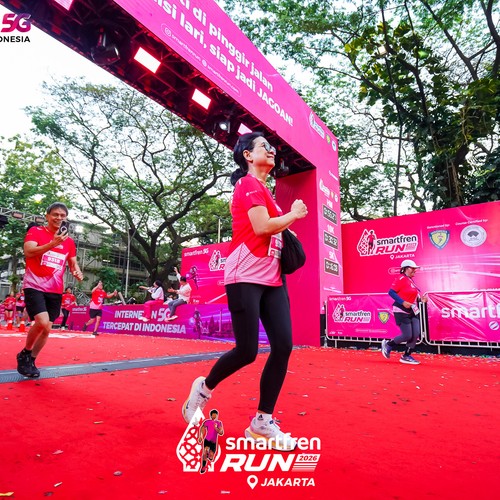 Race photo from SMARTFREN RUN 2026