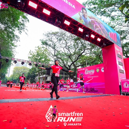 Race photo from SMARTFREN RUN 2026
