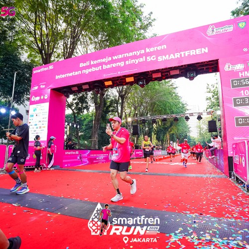 Race photo from SMARTFREN RUN 2026