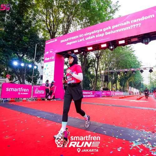 Race photo from SMARTFREN RUN 2026