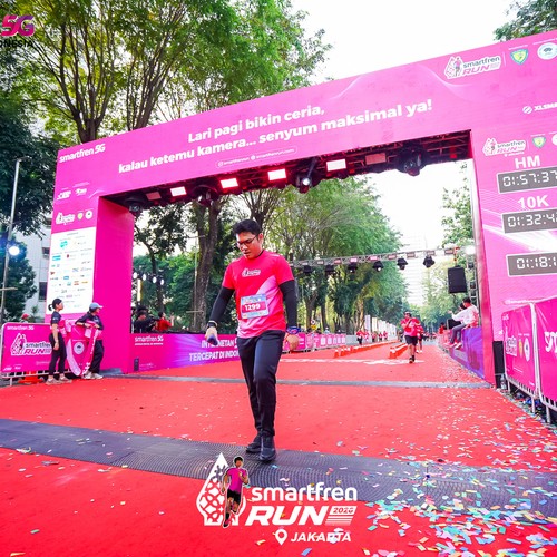 Race photo from SMARTFREN RUN 2026