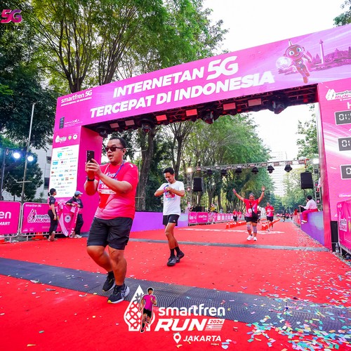 Race photo from SMARTFREN RUN 2026