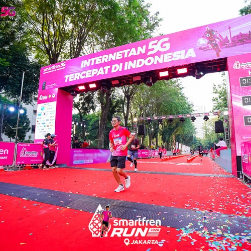 Race photo from SMARTFREN RUN 2026