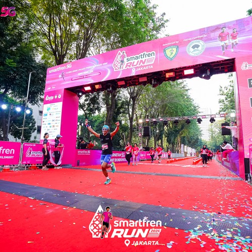 Race photo from SMARTFREN RUN 2026