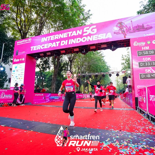 Race photo from SMARTFREN RUN 2026
